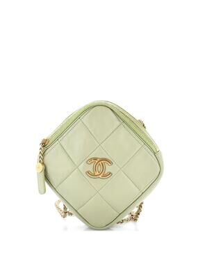 Chanel Diamond Chain Crossbody Bag #298125C24B